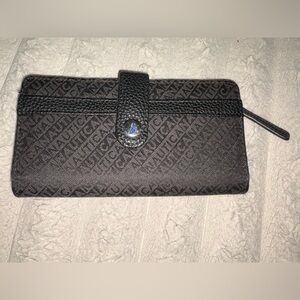 Nautica Black Logo Wallet